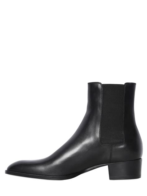 saint laurent wyatt chelsea boot replica|SAINT LAURENT Wyatt Leather Chelsea Boots for Men .